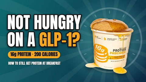 Not hungry on a GLP-1? Beef Cakes Diner protein pancake cup, 16g protein and 200 calories